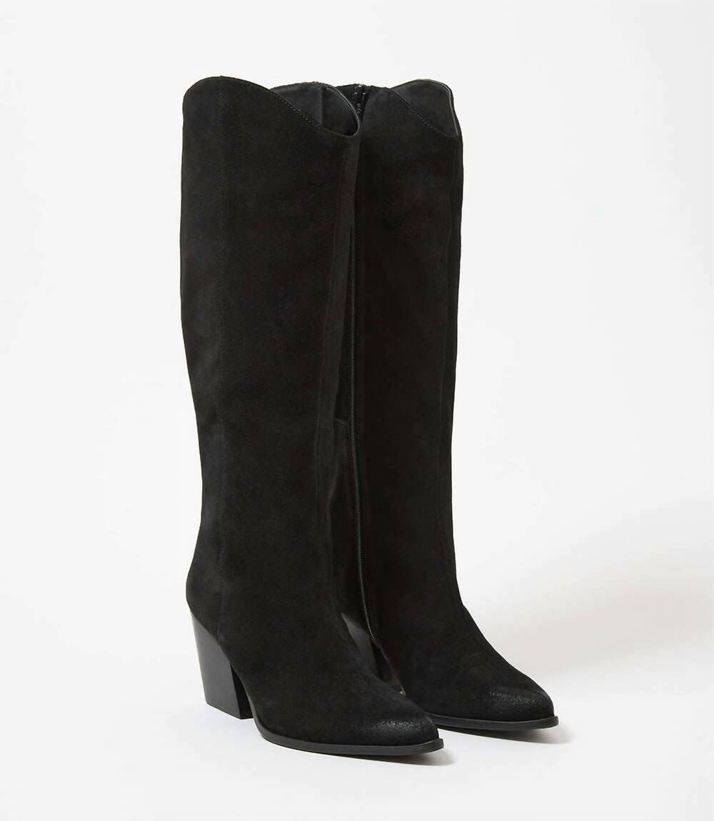 NEW SEYCHELLES women's begging you pointed toe western high boots in black - Picture 9 of 10